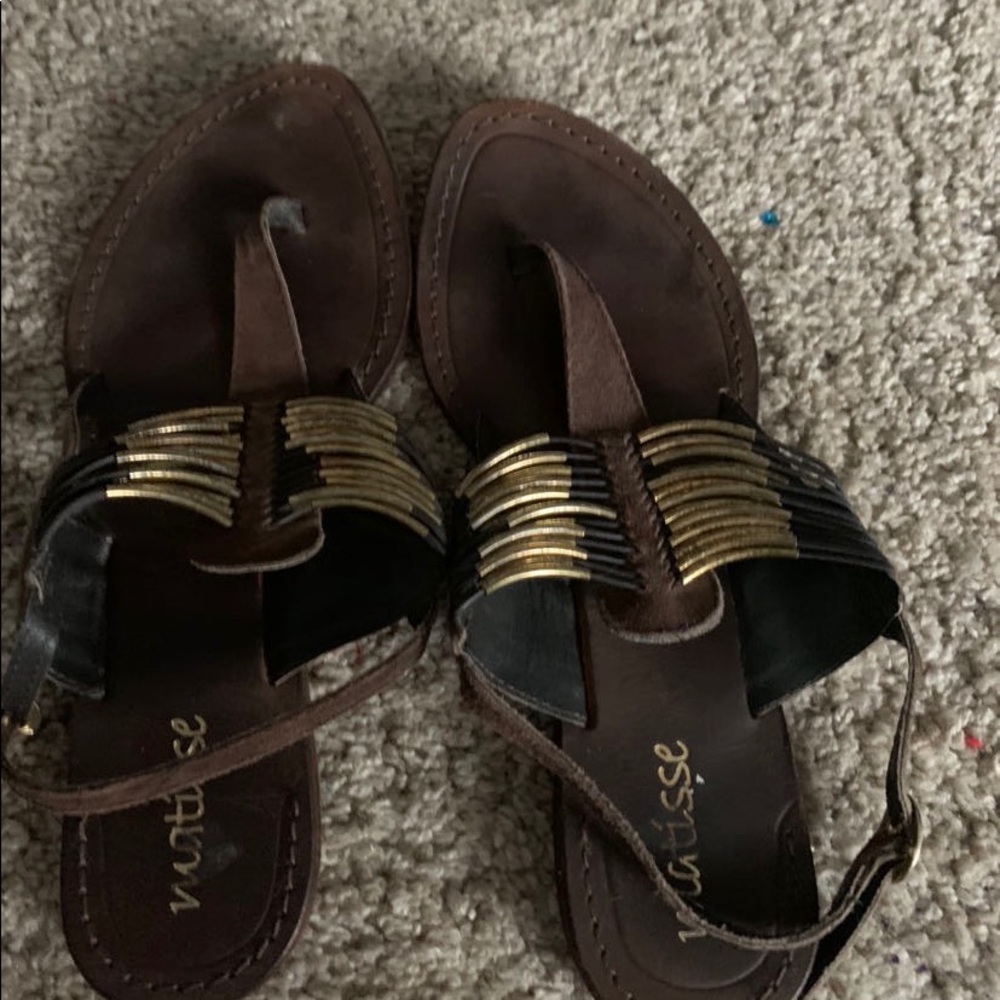 Brown sandals